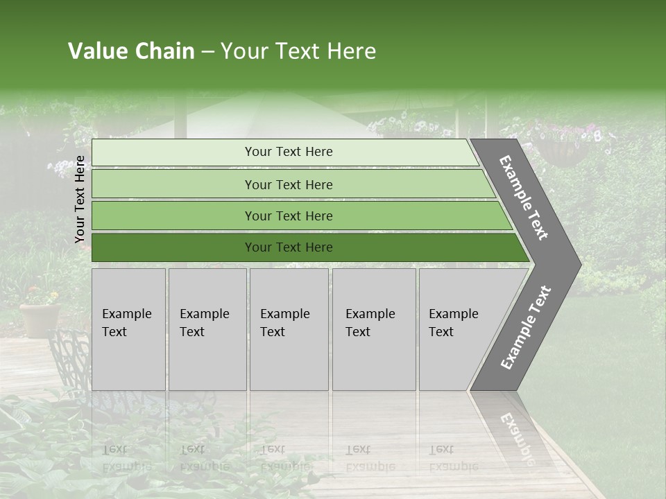 Outdoor Dining Area PowerPoint Template
