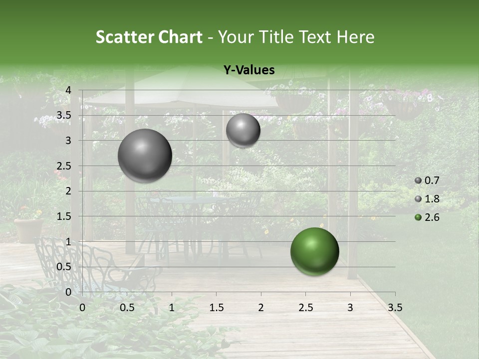 Outdoor Dining Area PowerPoint Template