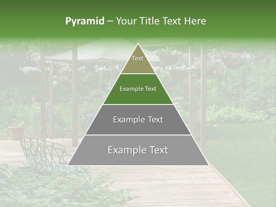 Outdoor Dining Area PowerPoint Template
