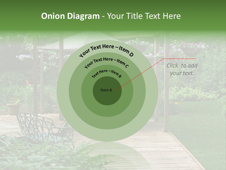 Outdoor Dining Area PowerPoint Template