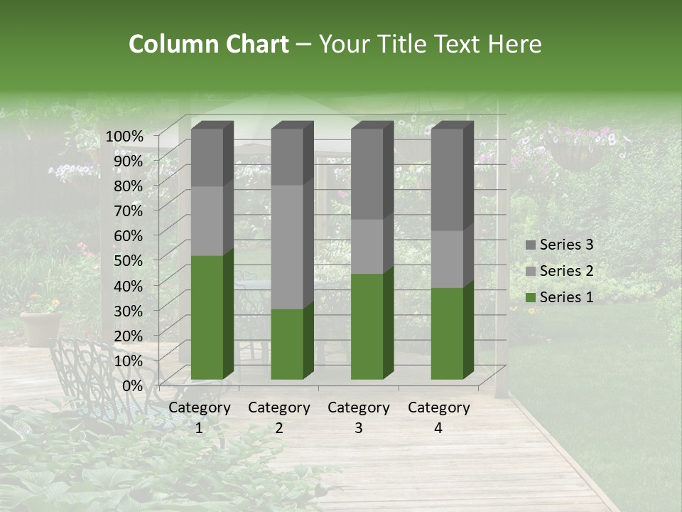 Outdoor Dining Area PowerPoint Template