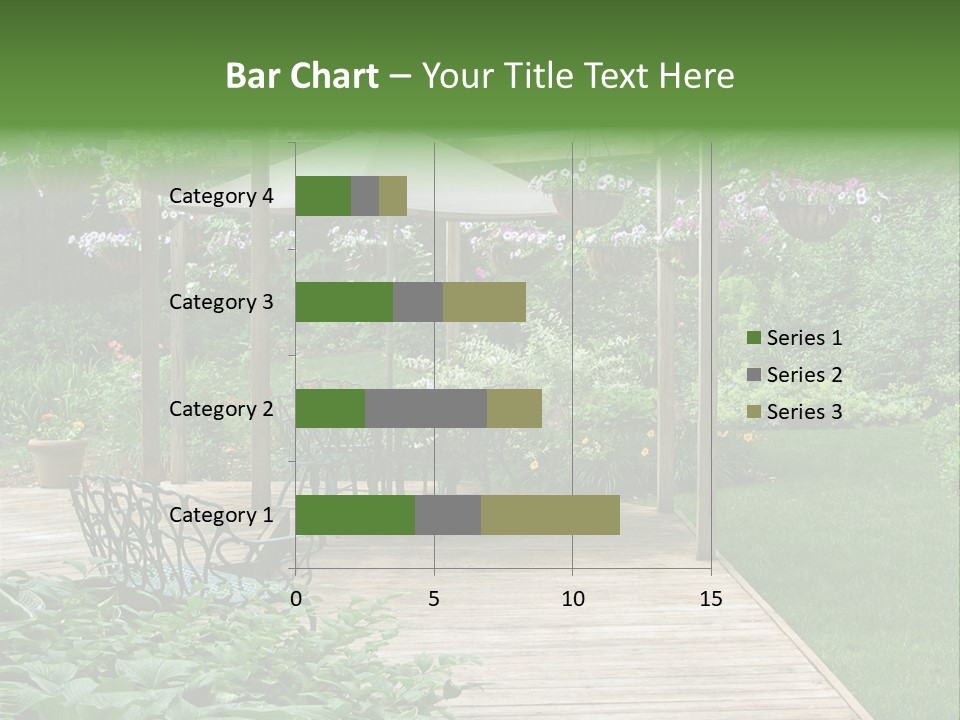 Outdoor Dining Area PowerPoint Template