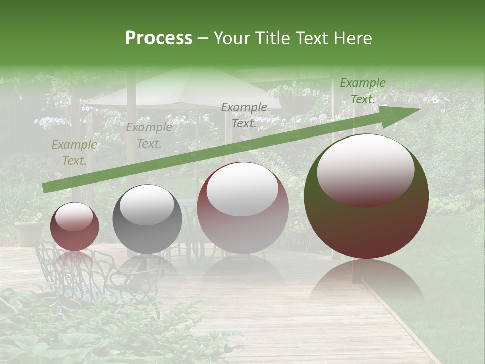 Outdoor Dining Area PowerPoint Template