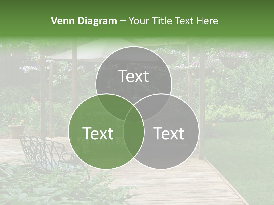 Outdoor Dining Area PowerPoint Template
