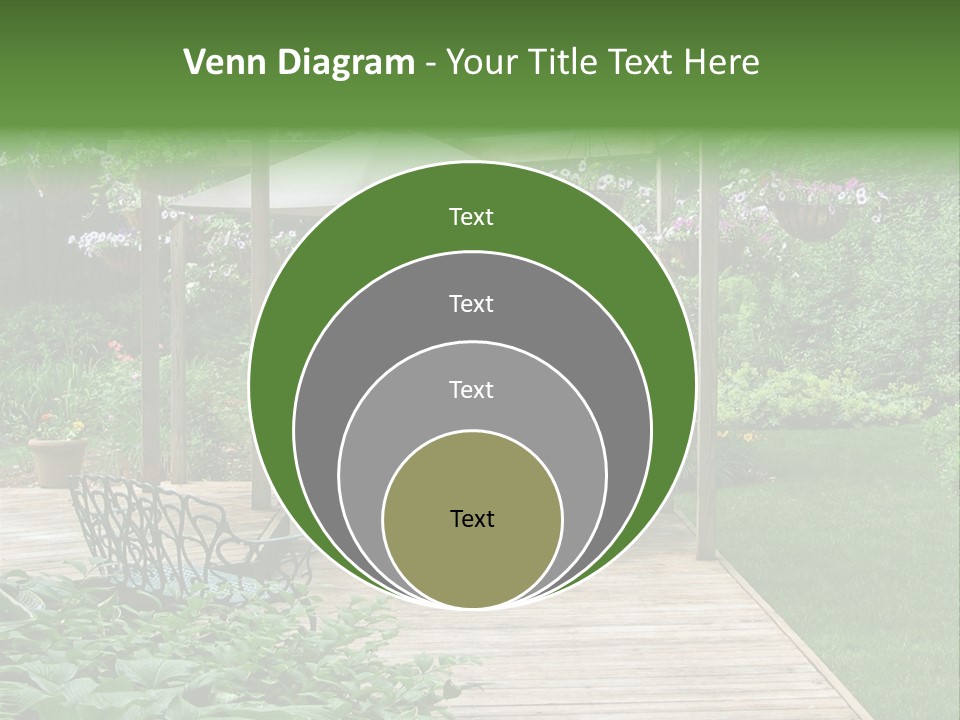 Outdoor Dining Area PowerPoint Template