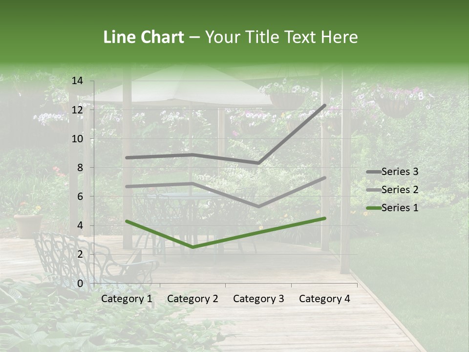 Outdoor Dining Area PowerPoint Template