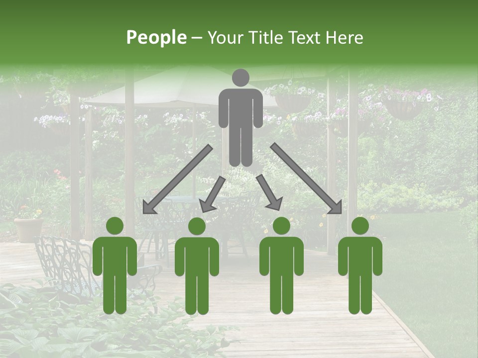 Outdoor Dining Area PowerPoint Template