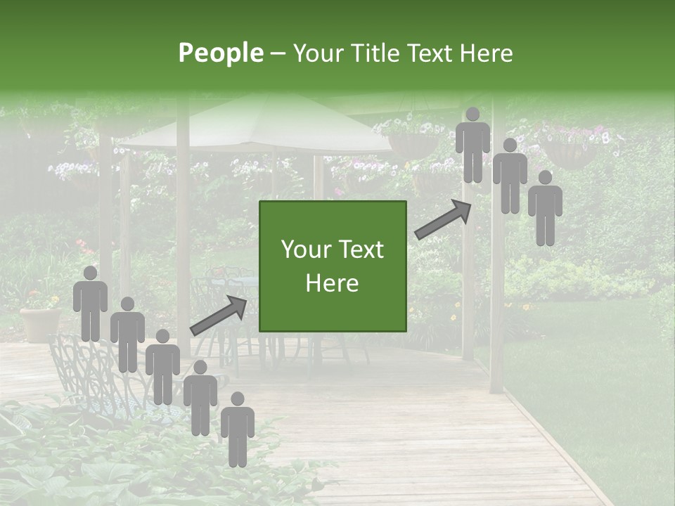 Outdoor Dining Area PowerPoint Template