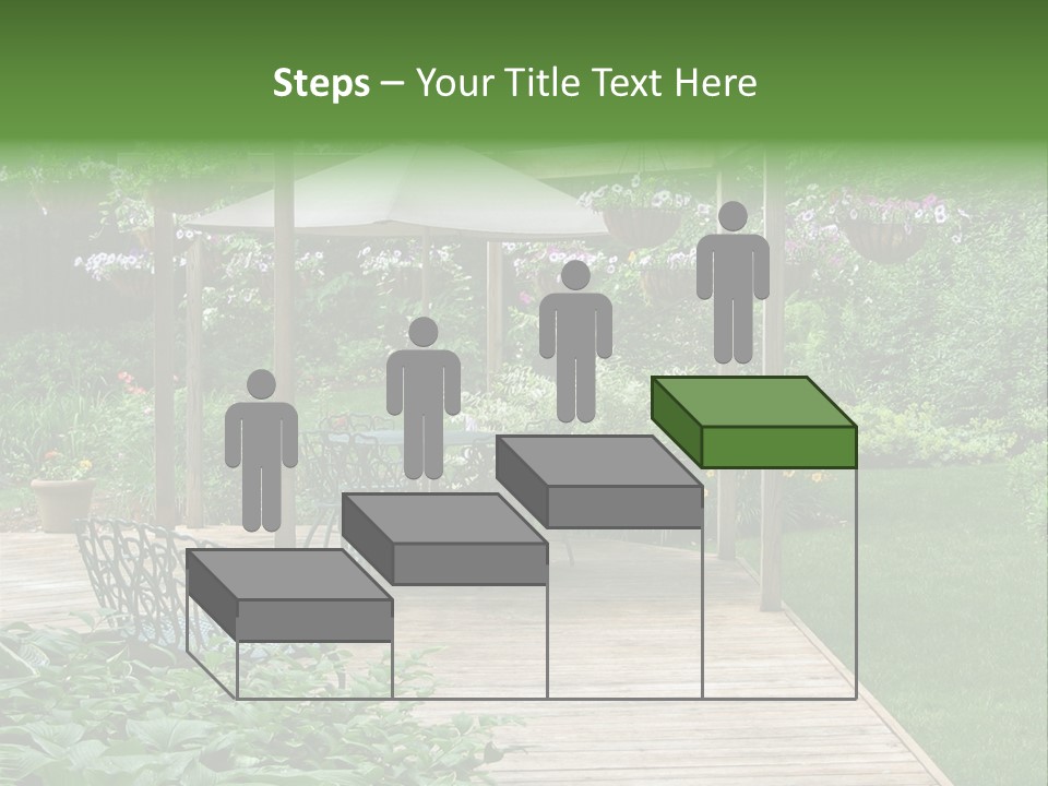 Outdoor Dining Area PowerPoint Template