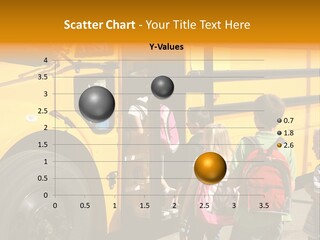 Elementary School Students Getting On School Bus PowerPoint Template