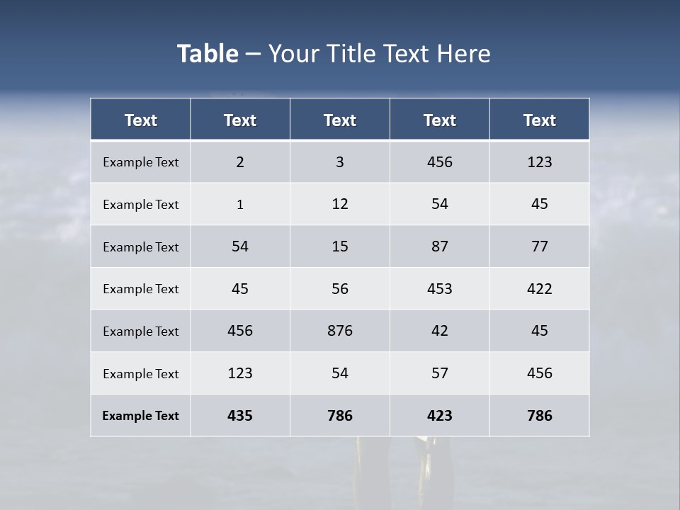Surfer At Dusk PowerPoint Template