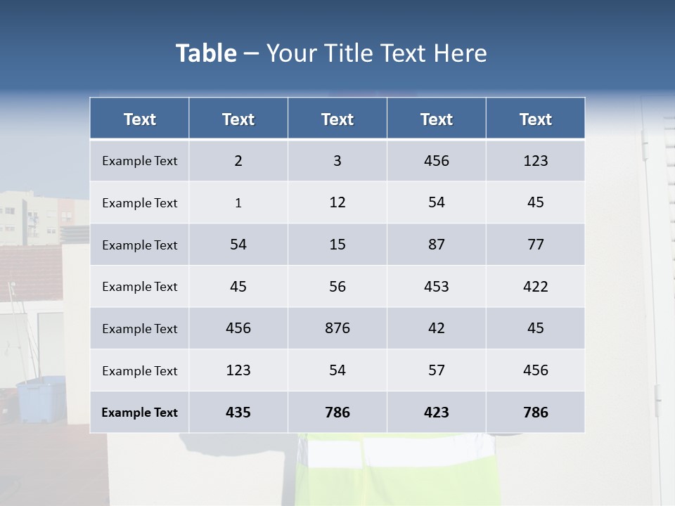 Beautiful Architect Over White Background PowerPoint Template