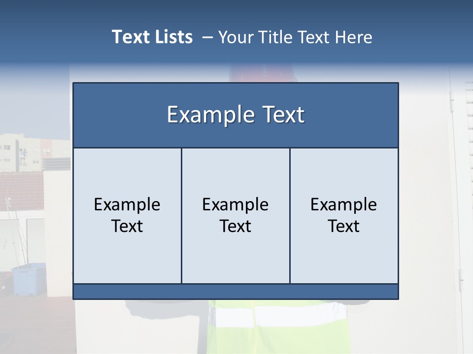 Beautiful Architect Over White Background PowerPoint Template