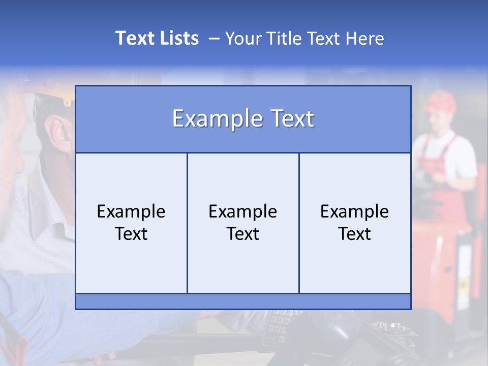 Male Inspector Looking At Screen With Operator In Warehouse PowerPoint Template