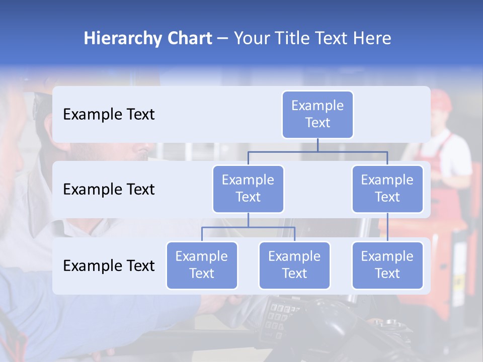 Male Inspector Looking At Screen With Operator In Warehouse PowerPoint Template