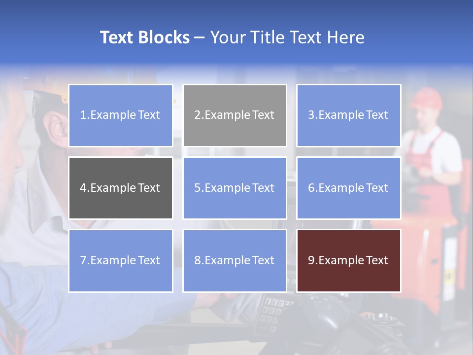 Male Inspector Looking At Screen With Operator In Warehouse PowerPoint Template