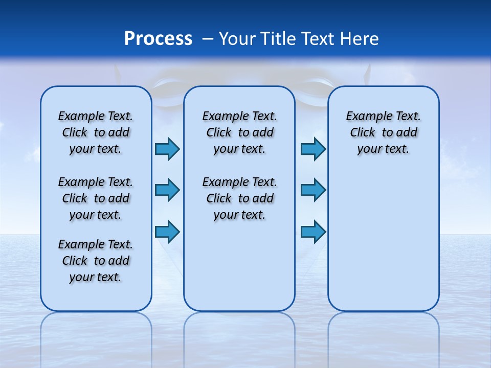 A Very Abstract And Conceptual Image Of A Mans Face, All About Imagination And Open Mindness. PowerPoint Template