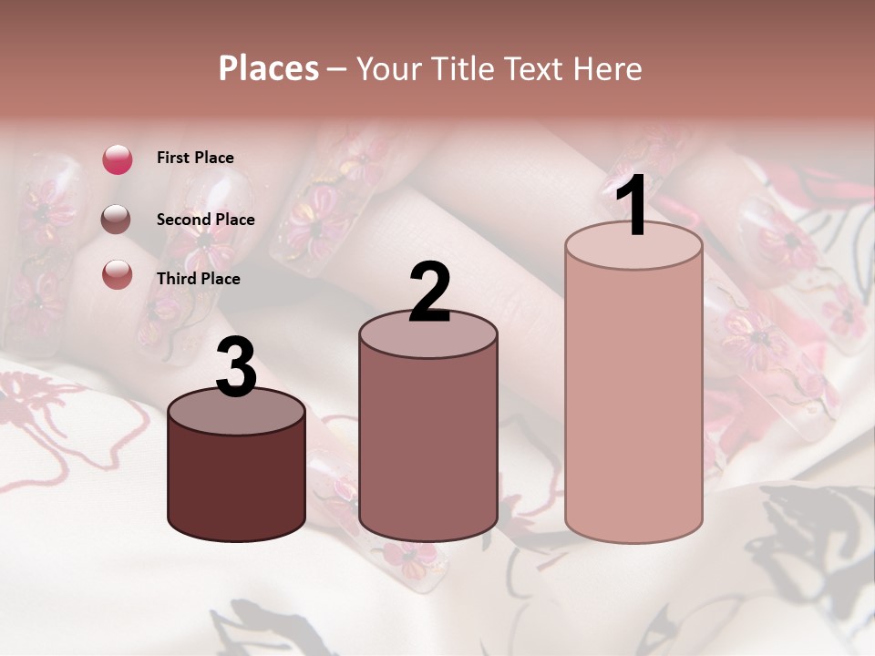 Aquarium Nails PowerPoint Template