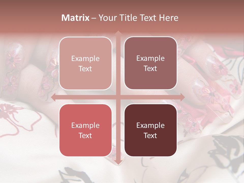 Aquarium Nails PowerPoint Template