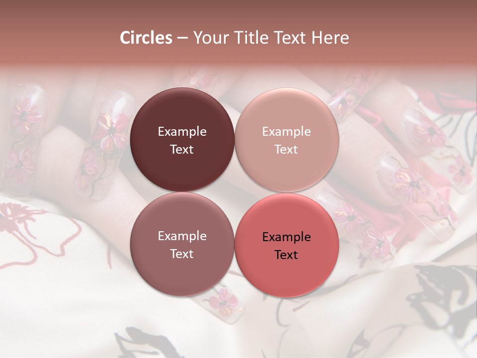 Aquarium Nails PowerPoint Template