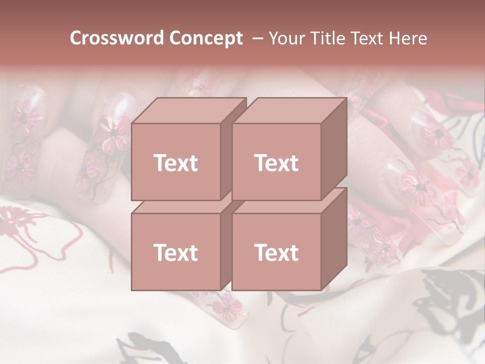 Aquarium Nails PowerPoint Template