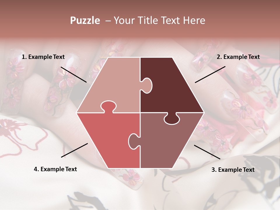 Aquarium Nails PowerPoint Template