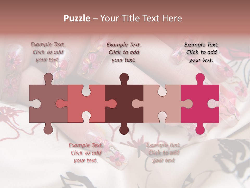 Aquarium Nails PowerPoint Template