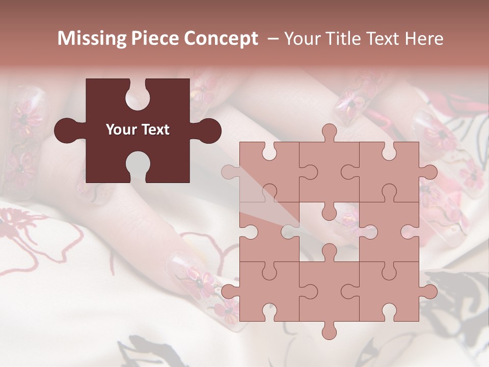 Aquarium Nails PowerPoint Template