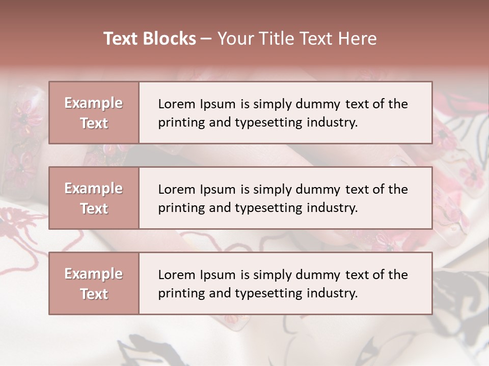 Aquarium Nails PowerPoint Template