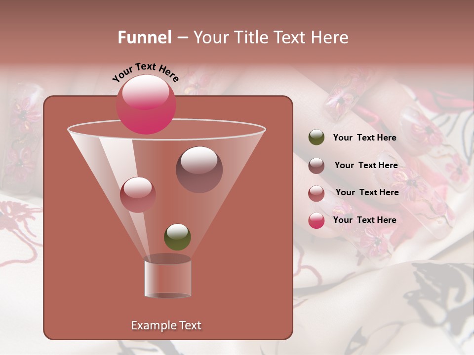 Aquarium Nails PowerPoint Template