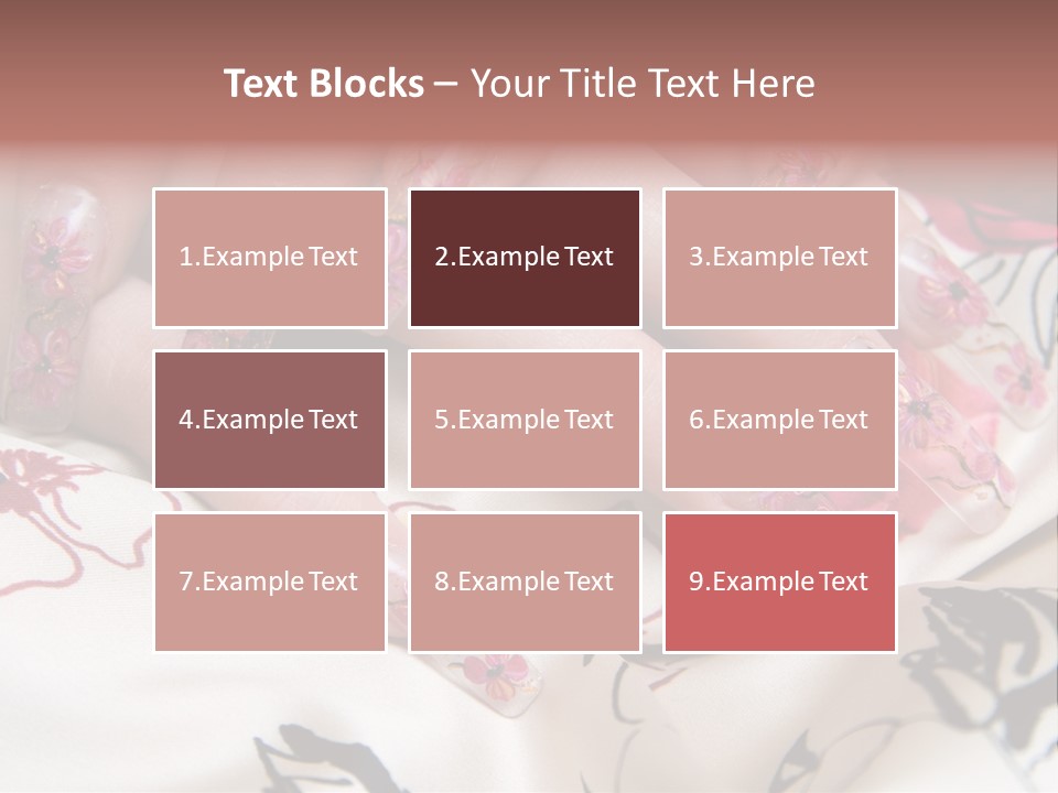 Aquarium Nails PowerPoint Template