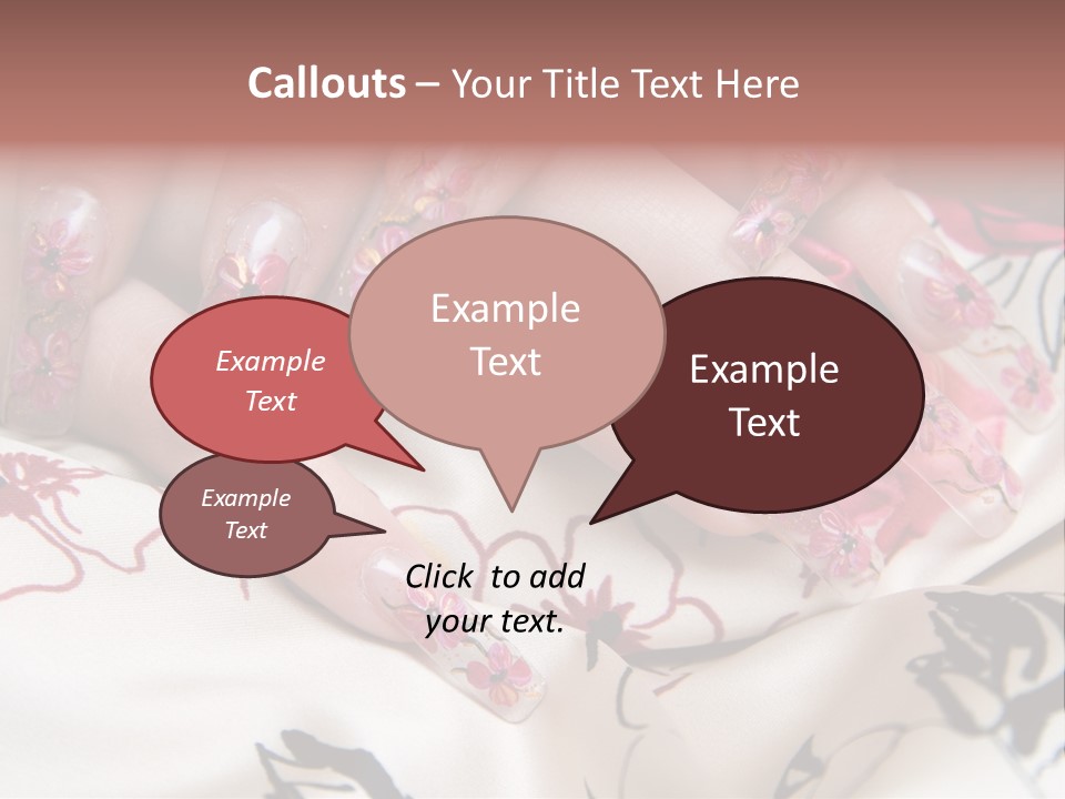 Aquarium Nails PowerPoint Template