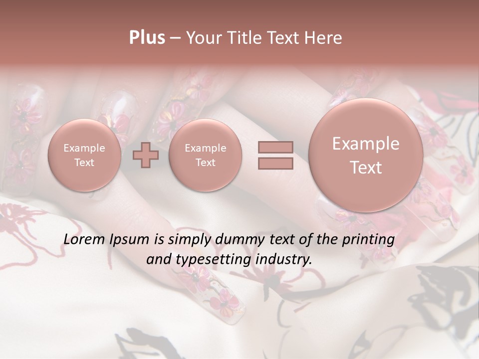 Aquarium Nails PowerPoint Template