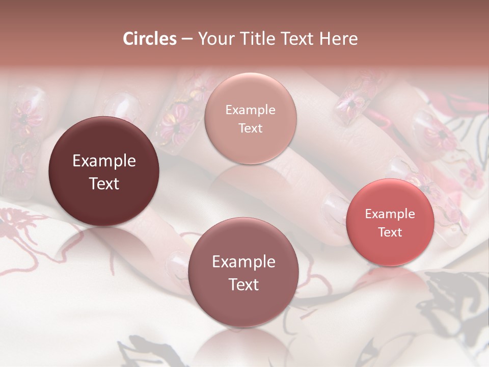 Aquarium Nails PowerPoint Template