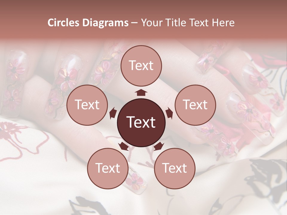 Aquarium Nails PowerPoint Template