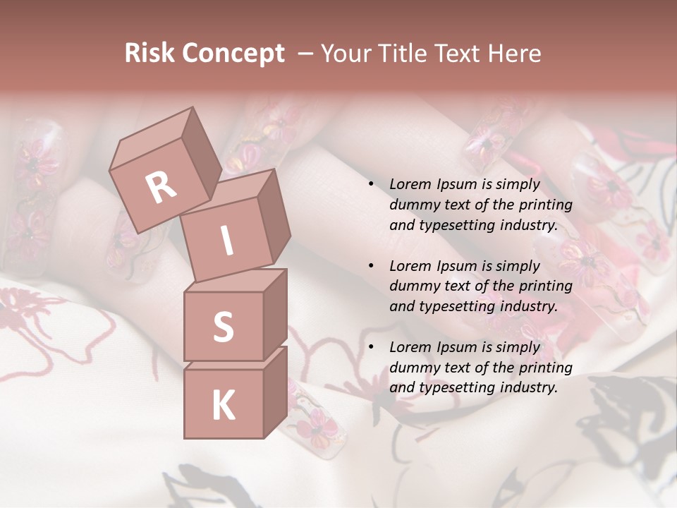 Aquarium Nails PowerPoint Template