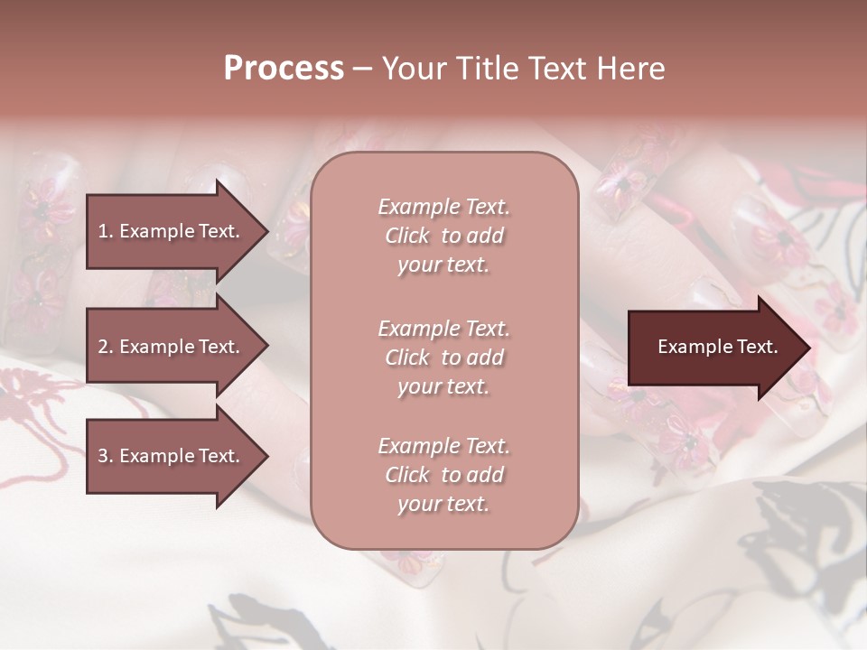 Aquarium Nails PowerPoint Template