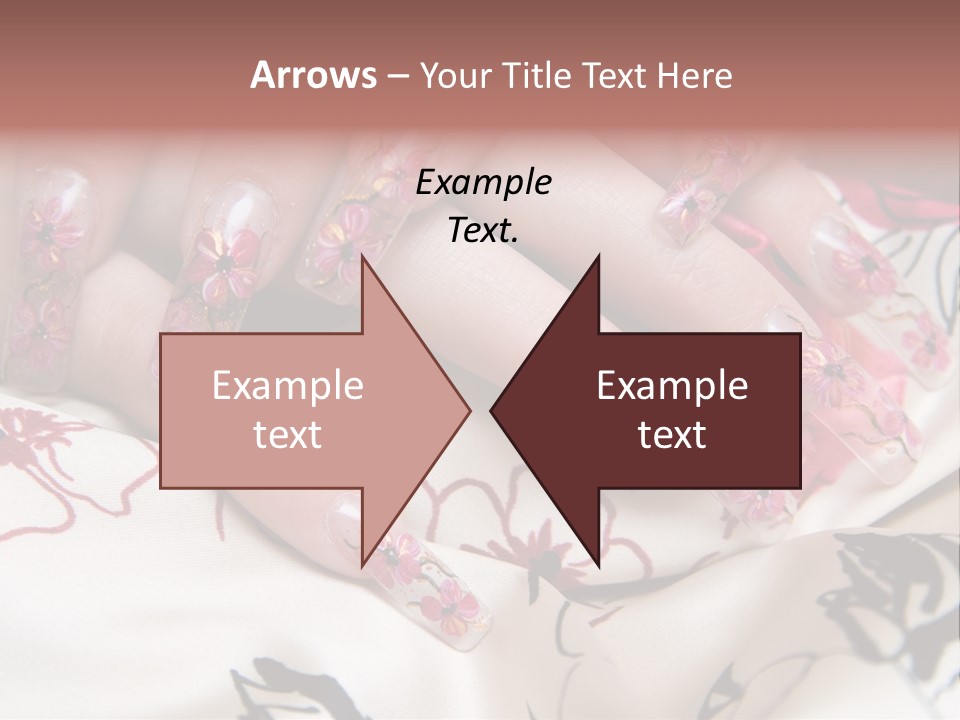 Aquarium Nails PowerPoint Template