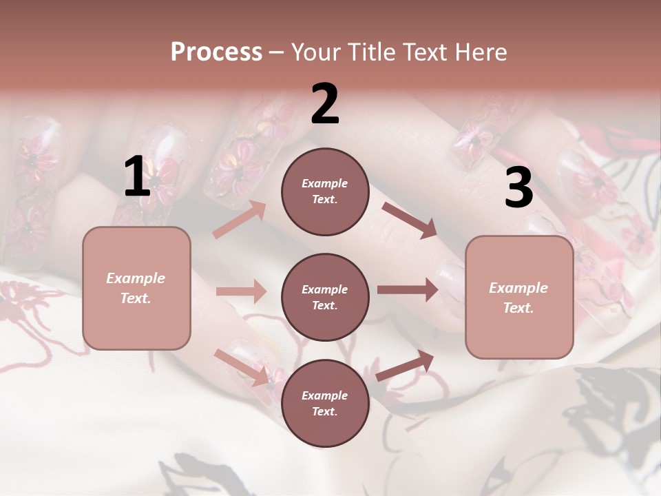 Aquarium Nails PowerPoint Template