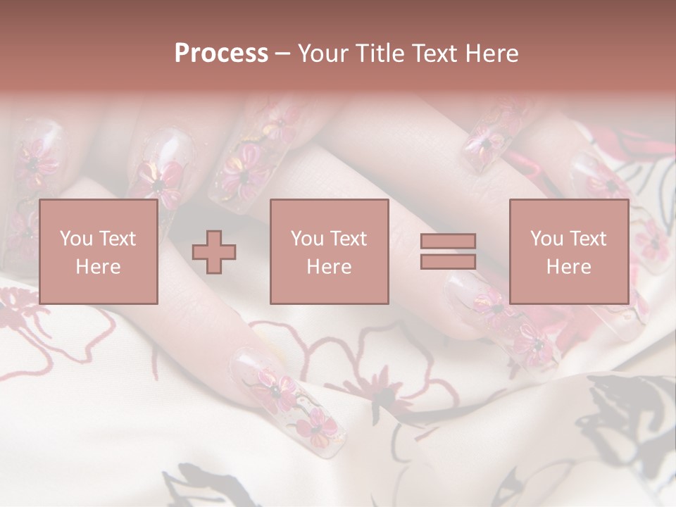 Aquarium Nails PowerPoint Template