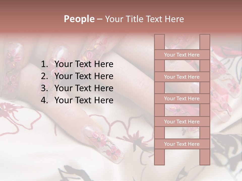 Aquarium Nails PowerPoint Template