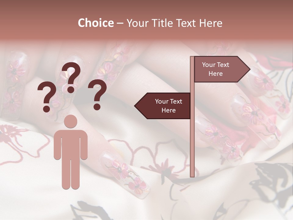 Aquarium Nails PowerPoint Template