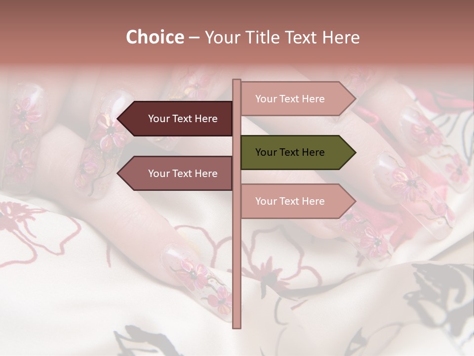 Aquarium Nails PowerPoint Template