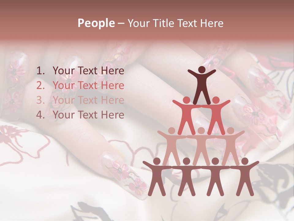 Aquarium Nails PowerPoint Template