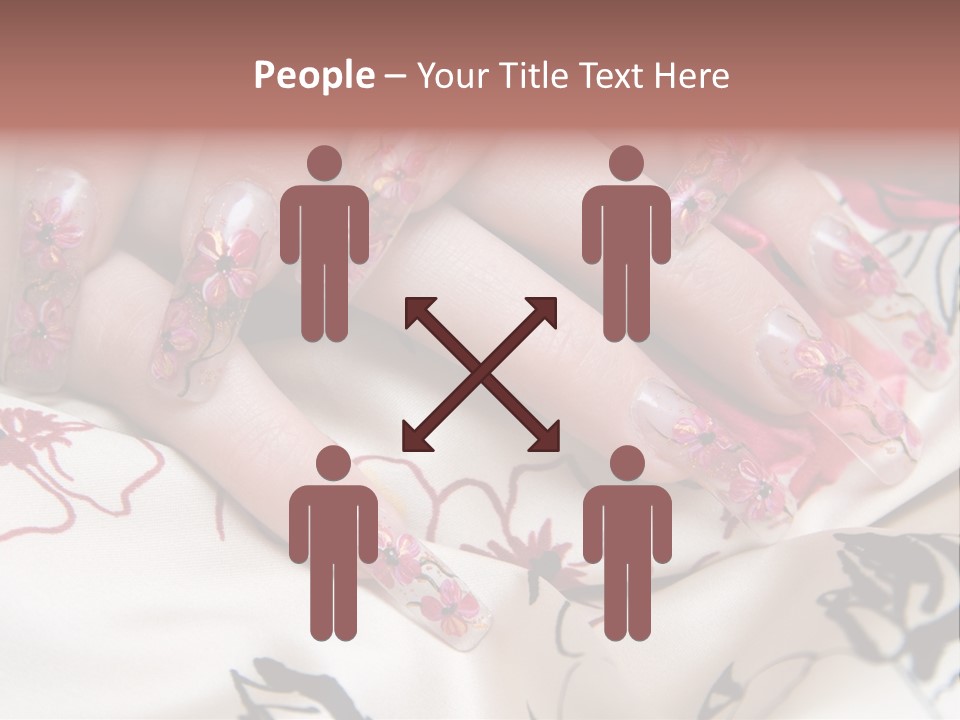 Aquarium Nails PowerPoint Template