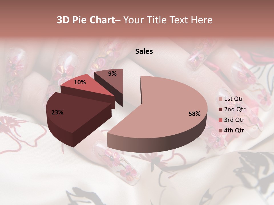 Aquarium Nails PowerPoint Template