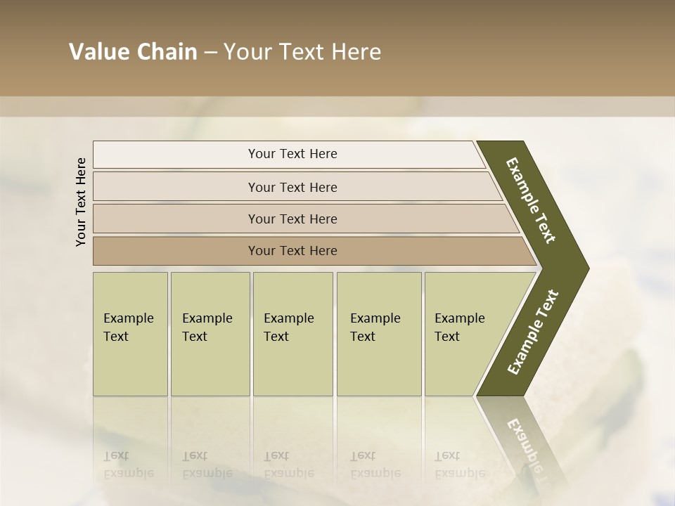 Cucumber Sandwich On White Bread With Afternoon Tea PowerPoint Template