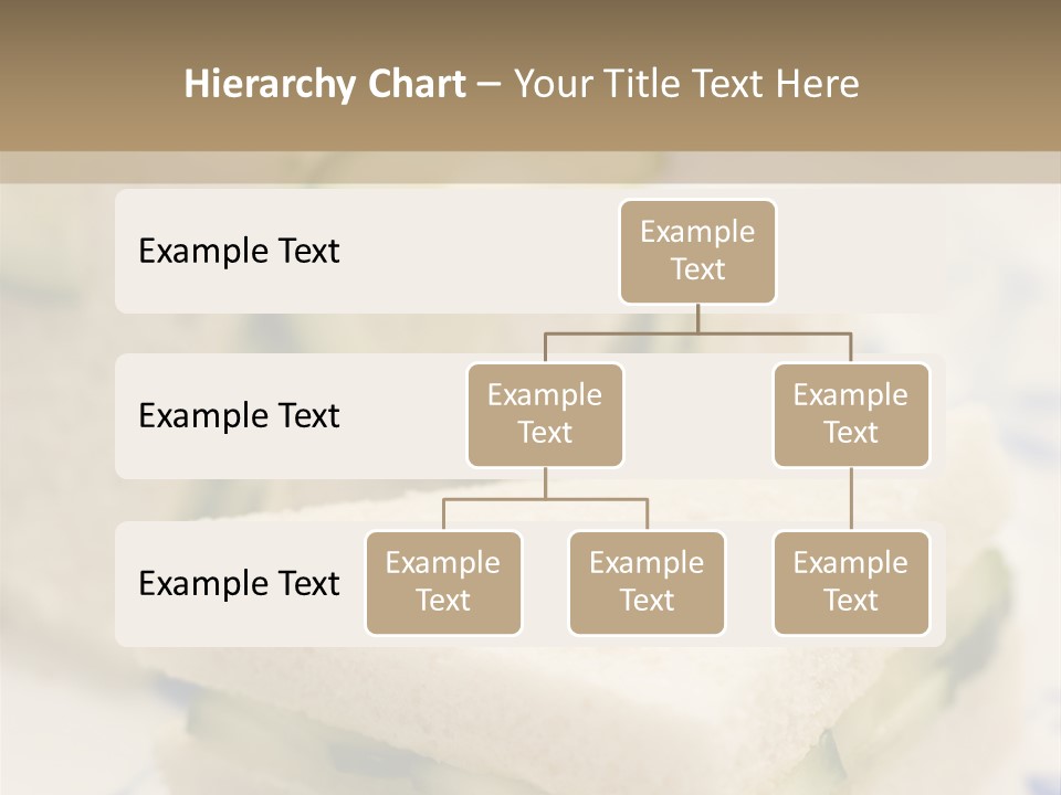 Cucumber Sandwich On White Bread With Afternoon Tea PowerPoint Template