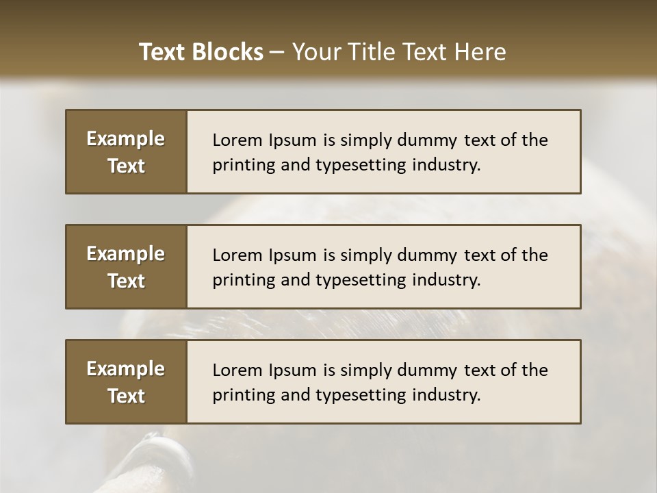 Whole Haggis On A Chopping Board PowerPoint Template
