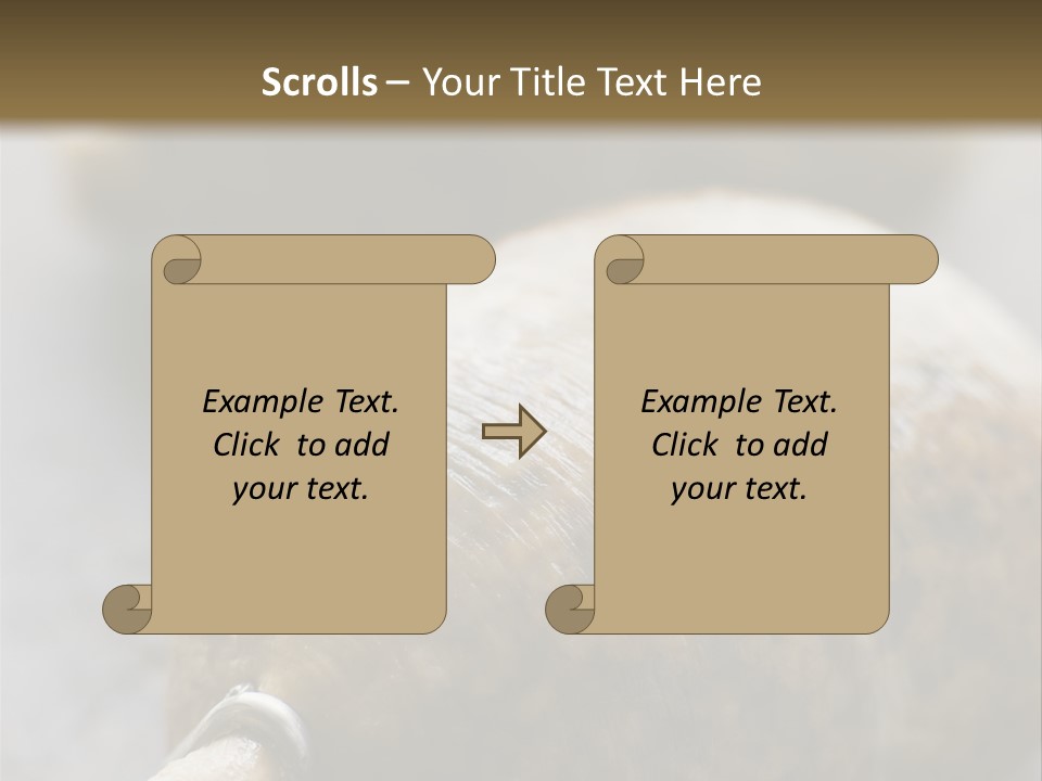 Whole Haggis On A Chopping Board PowerPoint Template